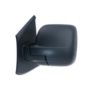 Wing Mirrors, Left Wing Mirror (manual, black cover) for Renault TRAFIC III Bus, 2014 Onwards, 