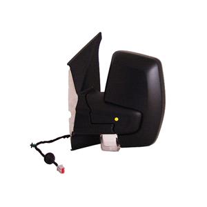 Wing Mirrors, Left Wing Mirror (manual, black cover, indicator) for Ford TOURNEO CUSTOM Bus 2012 2018, 