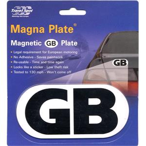 Travel and Touring, Magna Plate   Magnetic GB Plate, TRAVEL SPOT