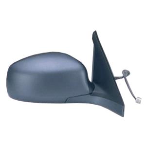 Wing Mirrors, Right Wing Mirror (electric, heated, black cover) for SUZUKI SWIFT III, 2005 2010, 