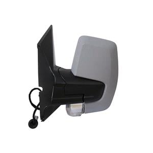 Wing Mirrors, Left Wing Mirror (manual, primed cover, indicator) for Ford TRANSIT CUSTOM Kombi 2012 2018, 