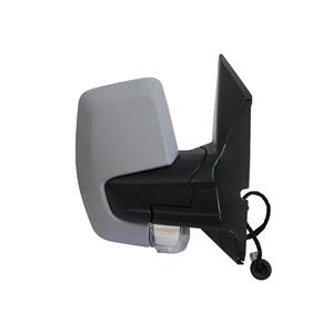 Wing Mirrors, Right Wing Mirror (manual, primed cover, indicator) for Ford TOURNEO CUSTOM Bus 2012 2018, 