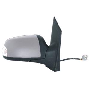 Wing Mirrors, Right Wing Mirror (electric, heated, indicator and puddle lamp, primed cover) for Ford FOCUS C MAX 2003 2007, 