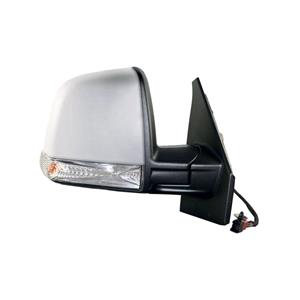 Wing Mirrors, Right Wing Mirror (electric, heated, primed cover, indicator, single glass) for FIAT DOBLO Cargo Flatbed, 2010 Onwards, 