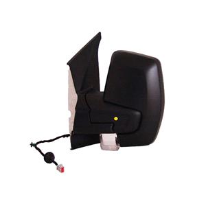 Wing Mirrors, Left Wing Mirror (electric, heated, indicator, black cover) for Ford TOURNEO CUSTOM Bus 2012 2018, 