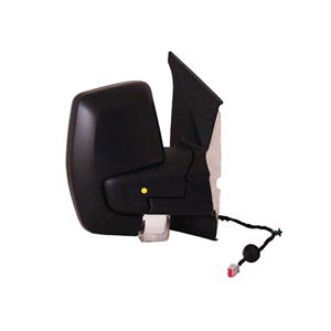 Wing Mirrors, Right Wing Mirror (electric, heated, indicator, black cover) for Ford TRANSIT CUSTOM Kombi 2012 2018, 