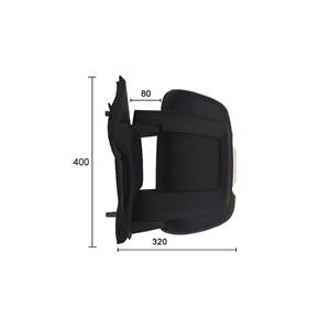 Wing Mirrors, Left Wing Mirror (manual, 5W indicator) for  Citroen RELAY Bus, 2006 Onwards, 