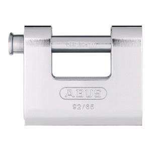 Locks and Security, ABUS Brass Shutter Lock with Steel Coating and Hardened Steel Shackle   65mm, ABUS
