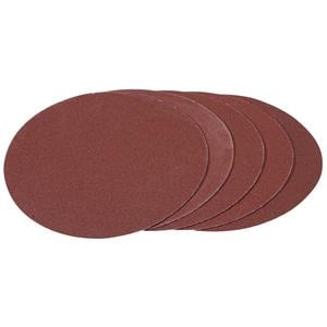 Sanding Discs, Draper 93426 Hook and Loop Aluminium Oxide Sanding Discs, 180mm, 100 Grit (Pack of 5), Draper