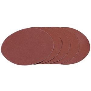 Sanding Discs, Draper 93427 Hook and Loop Aluminium Oxide Sanding Discs, 180mm, 120 Grit (Pack of 5), Draper