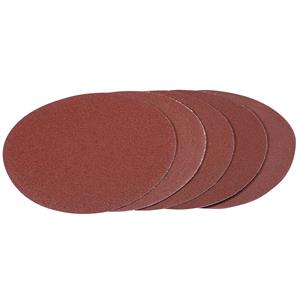 Sanding Discs, Draper 93428 Hook and Loop Aluminium Oxide Sanding Discs, 180mm, Assorted Grit (Pack of 5), Draper