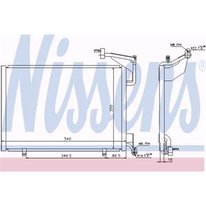 Air Conditioning Condensers, Nissens Air Conditioning Condenser, Nissens