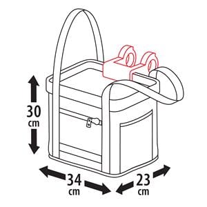 Bicycle Basket - 14L - 5kg max weight