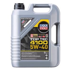 Engine Oils, Liqui Moly 5W 40 C3 Top Tec 4100 Engine Oil   5 Litres, Liqui Moly