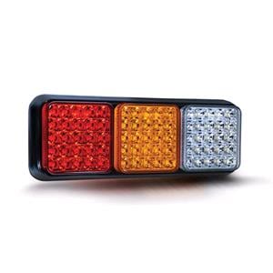 Auxiliary Lamps, Maypole 10 30V LED Triple Modular Lamp with Reverse Function, MAYPOLE