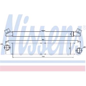 Intercoolers, Nissens Intercooler   96623, Nissens