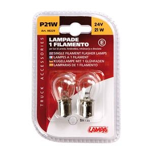 Bulbs   by Bulb Type, Lampa 24V P21W BA15s Truck Bulb   Twin Pack, Lampa