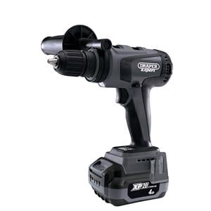 Drills and Cordless Drivers, Draper 98965 XP20 20V Brushless Combi Drill (135Nm) with 1 x 4Ah Batteries and Fast Charger, Draper