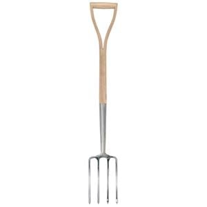 Forks, Draper 99011 Stainless Steel Border Fork with Ash Handle, Draper