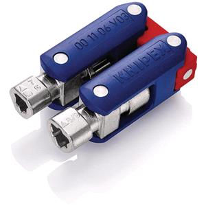 Radiator and Utility Keys, KNIPEX Control Cabinet Key "Double Joint", 62 mm, Knipex