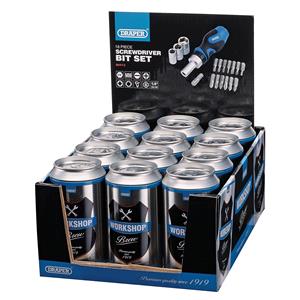Draper 99413 Stubby Ratchet Screwdriver and Bit Set (18 piece)