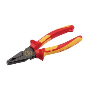 VDE Pliers, Draper 99503 XP1000 VDE Hi Leverage Combination Pliers, 180mm, Tethered, Draper