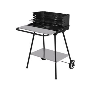 Hardware, CHARCOAL GRILL WITH FRONT SHELF 54X35CM, LUND