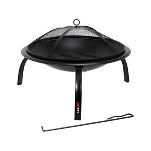 Hardware, STEEL FIRE PIT WITH FOLDING LEGS 56X39CM, LUND