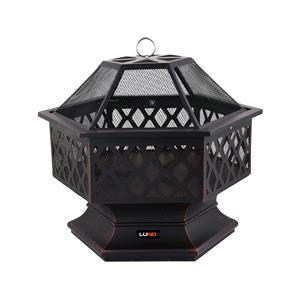 Hardware, DECORATIVE STEEL FIRE PIT 70X60X63CM, LUND