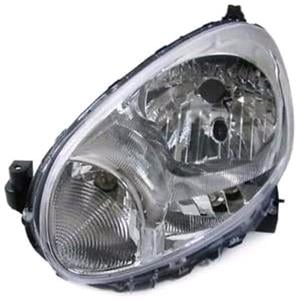 Lights, Left Headlamp (Halogen, Takes H4 Bulb, With Load Level Adjustment) for Nissan MICRA IV 2011 2013, 