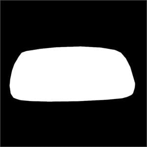 Wing Mirrors, Left Stick On Wing Mirror Glass for Ford MONDEO Saloon 2000 to 2007, 