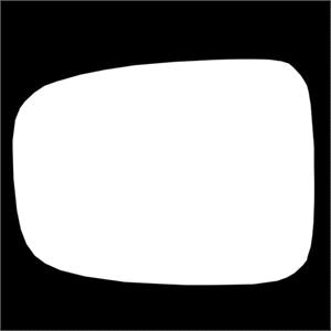 Wing Mirrors, Left Stick On Wing Mirror Glass for Hyundai i10, 2007 2011, SUMMIT