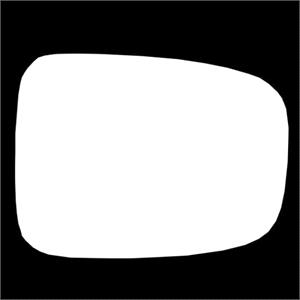 Wing Mirrors, Right Stick On Wing Mirror Glass for Hyundai i10, 2007 2011, SUMMIT