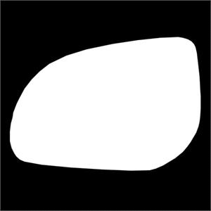 Wing Mirrors, Left Stick On Wing Mirror Glass for Hyundai i20, 2008 2014, SUMMIT