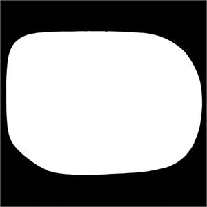 Wing Mirrors, Right Stick On Wing Mirror Glass for Honda CIVIC VII,  2005 2012, 