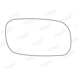 Wing Mirrors, Right Stick On Wing Mirror Glass for Vauxhall ASTRA Mk III Saloon 1994 to 1998, SUMMIT