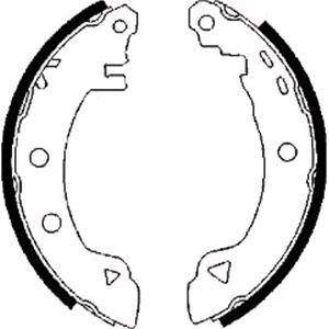 Brake Shoe Set, Quinton Hazell Brake Shoes Set   BS819, Quinton Hazell
