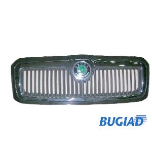 Grilles, Skoda Octavia 2000 2004 Grille, Includes Chrome Frame, 