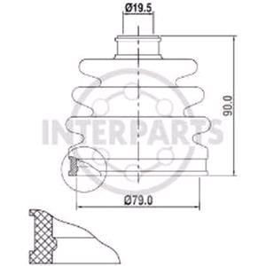 Uncategorised, C.V. BOOT NISSAN SuNNY 82 86, ODM
