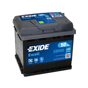 Batteries, Exide EB500 Excell Battery 079 3 Year Guarantee, Exide
