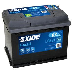 Batteries, Exide EB621 Excell Battery 078 3 Year Guarantee, Exide