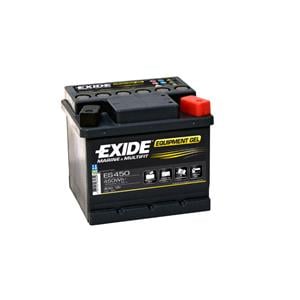 Motorhome Caravan Batteries, Exide ES450 Multifit Gel Marine & Leisure Battery 1 Year Guarantee, Exide