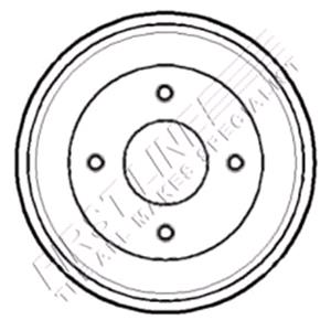 Uncategorised, Brake Drum Ford Mondeo 1.6 93 06, Firstline