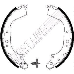 Uncategorised, First Line Brake Shoe Set, Firstline