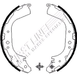 Uncategorised, First Line Brake Shoe Set, Firstline