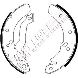 Uncategorised, First Line Brake Shoe Set, Firstline