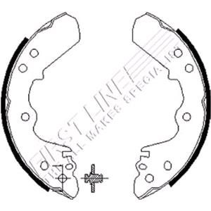 Uncategorised, First Line Brake Shoe Set, Firstline