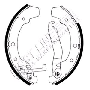 Uncategorised, First Line Brake Shoe Set, Firstline