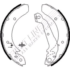 Uncategorised, First Line Brake Shoe Set, Firstline