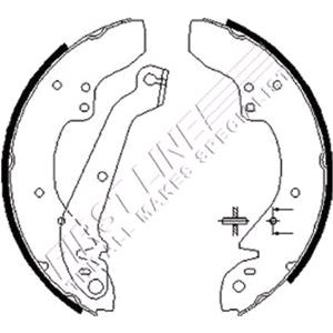 Uncategorised, First Line Brake Shoe Set, Firstline